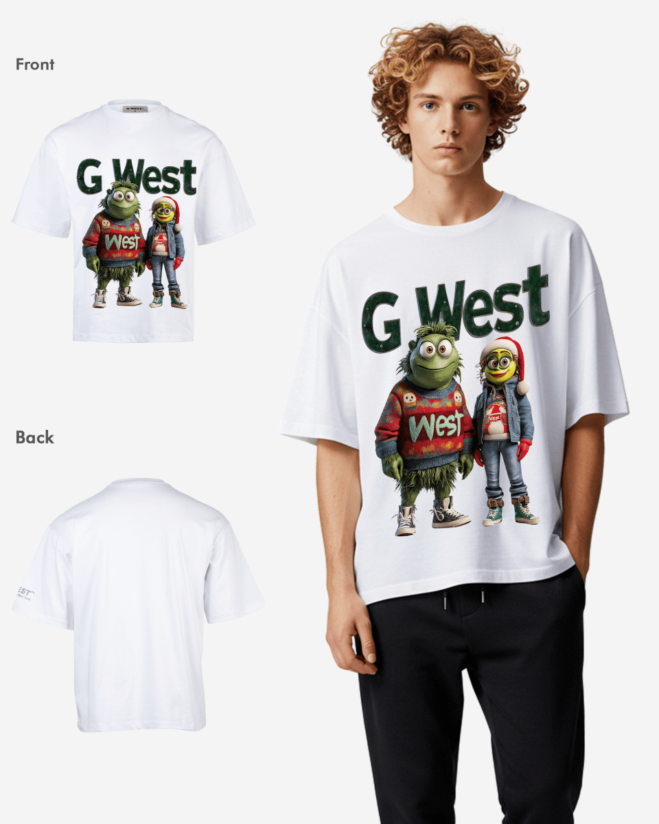 G West Yuletide Buddies Oversized T-Shirt Mens