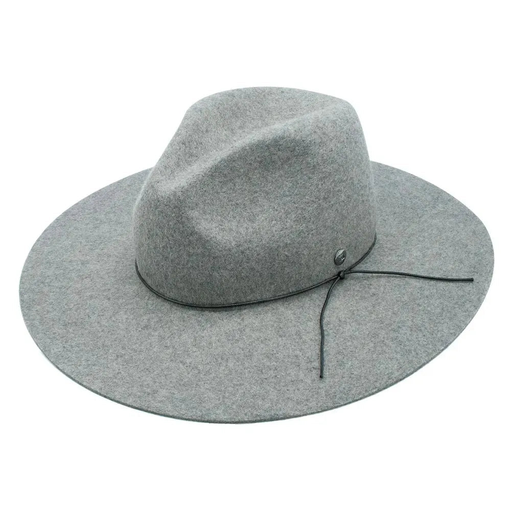 Sombrero vaquero Peter Grimm Zina de fieltro de lana de ala ancha