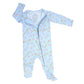 Pijama enteriza con cremallera y diseño clásico de béisbol