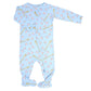 Pijama enteriza con cremallera y diseño clásico de béisbol