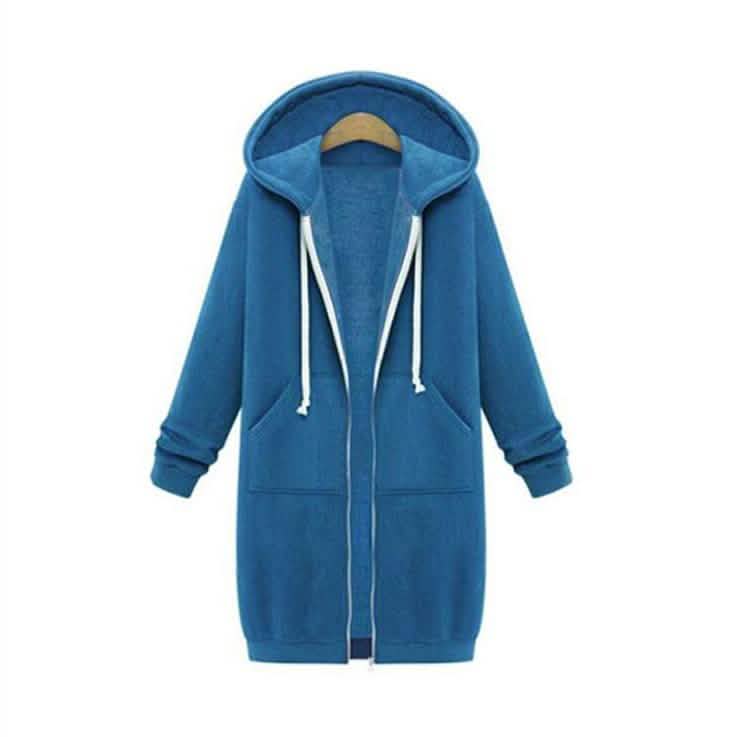 Sudadera con capucha, cordón y bolsillo delantero con cremallera